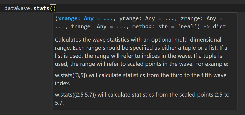 Igor documentation in Visual Studio Code