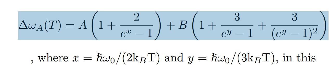 Equation that I wrote in the procedure