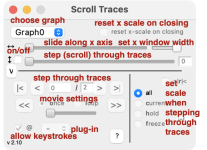 Scroll Traces Panel