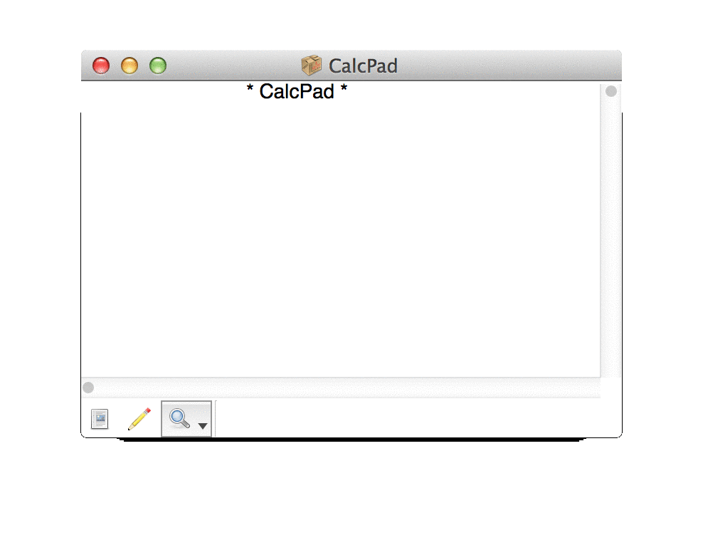 calcpad shortcut